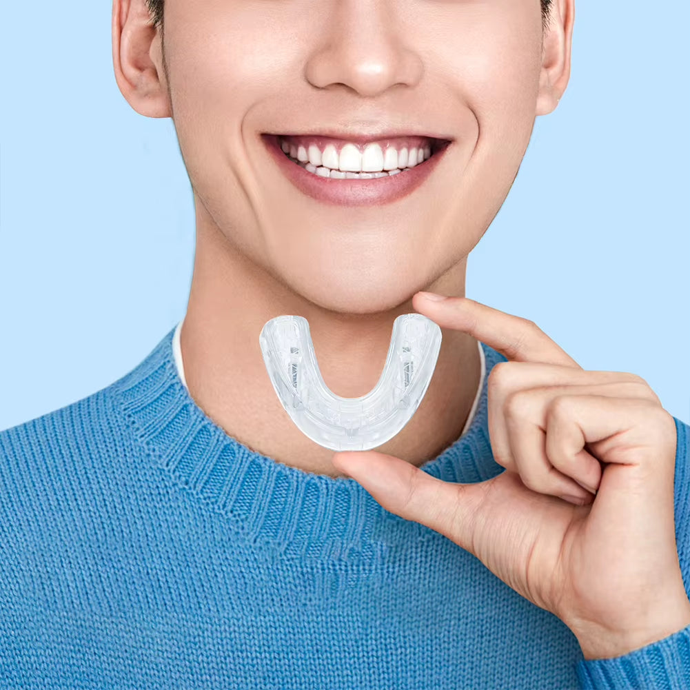 Anti Snoring Mouth Guard anti Snoring Mouthpiece Improve Sleep Grinding Mouthpiece Adjustable Mouthguard for Men Women