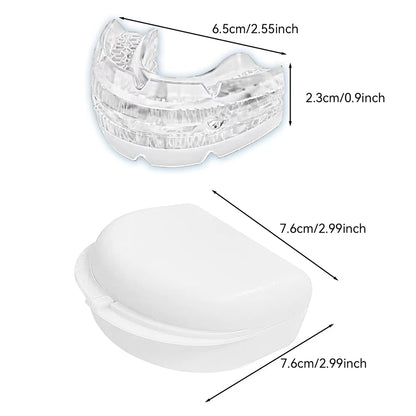 Anti Snoring Mouth Guard anti Snoring Mouthpiece Improve Sleep Grinding Mouthpiece Adjustable Mouthguard for Men Women
